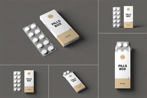 35+ Medicine Box Mockups | Free & Premium Photoshop Medicine Box Mockup Templates